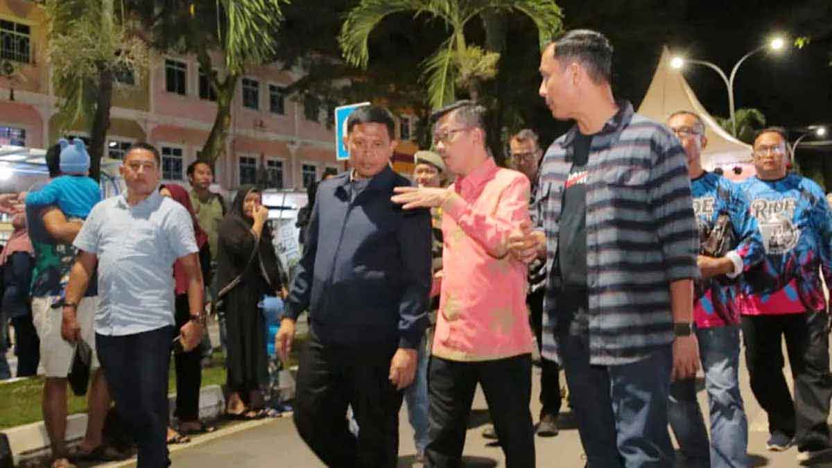 Danlanud RHF Tanjung Pinang Hadiri Peresmian Kawasan Kuliner di Bintan Center