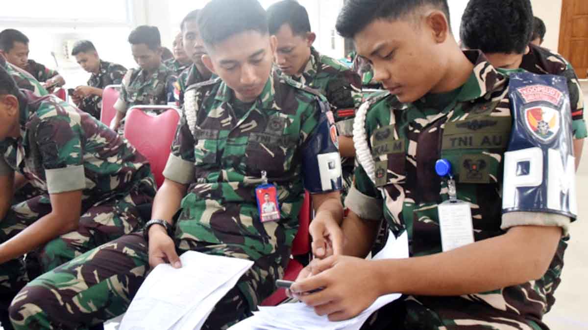 Hadirkan Langsung Narasumber dari KPP Pratama Tanjung Pinang, Lanud RHF Sosialisasikan Penyusunan SPT kepada Personel TNI AU