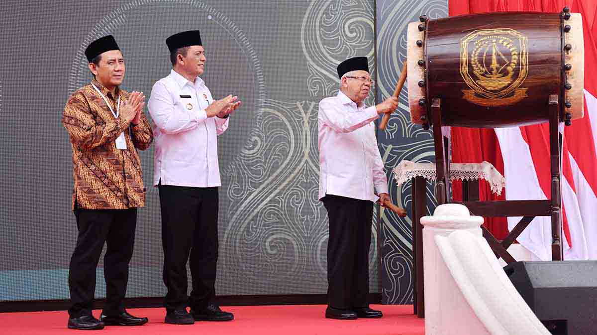 Wapres RI Ma’ruf Amin Buka Seminar Produk Halal Go Global di Tanjung Pinang