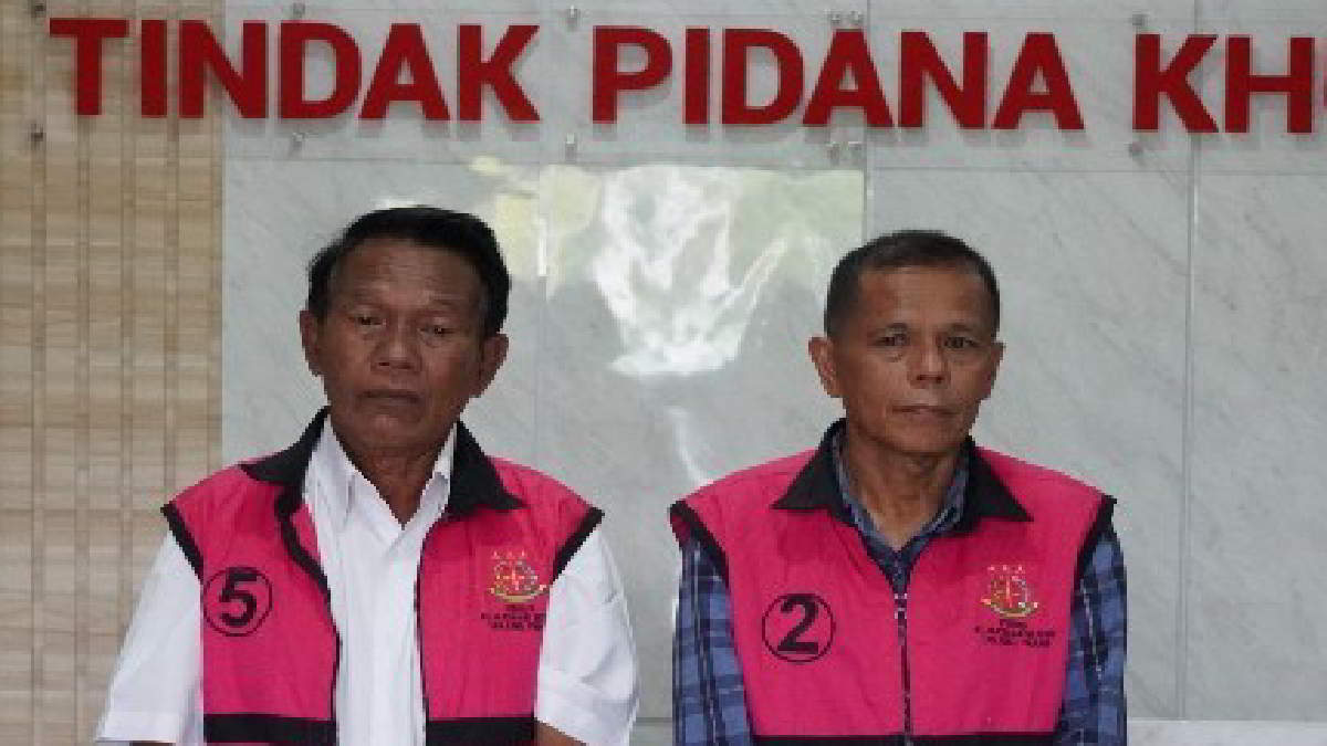 Penampakan dua terduga maling uang rakyat