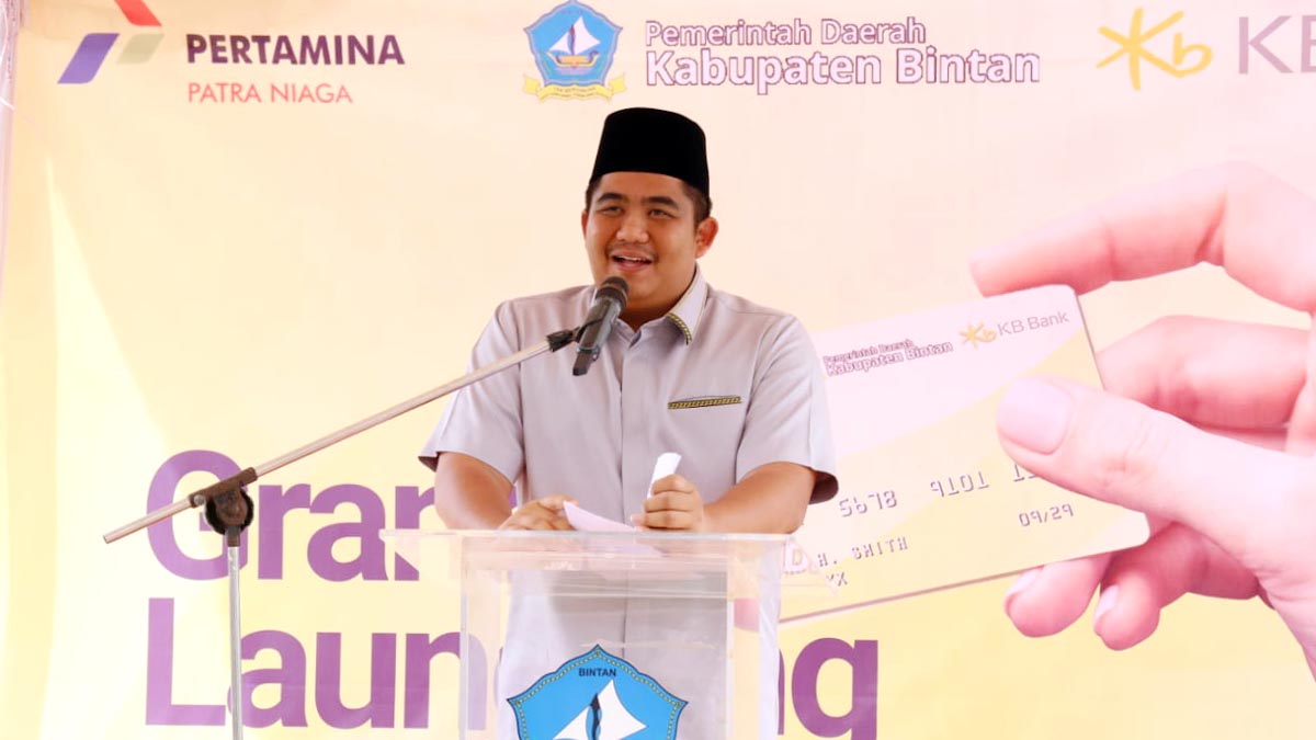 Kerja Sama Bank Bukopin, Bupati Bintan Launching Kartu Solar Subsidi Bintan