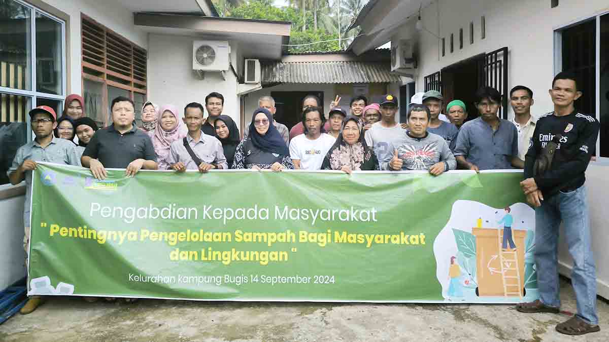 UMRAH Adakan Sosialisasi Pengelolaan Sampah di Kelurahan Kampung Bugis