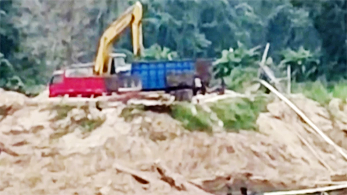 Ekskavator Berderu, Hukum Membisu: Tambang Pasir Ilegal di Way Seputih Lampung Tengah Tak Tersentuh!