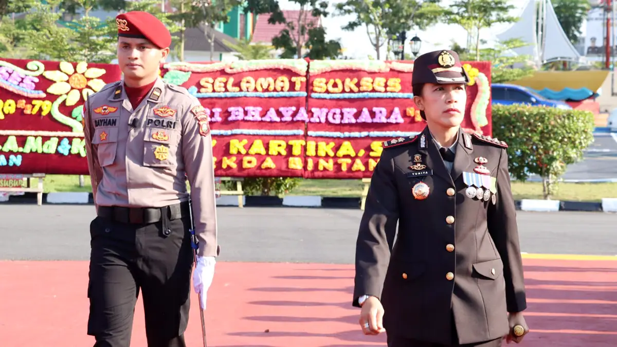 Kapolres Bintan Pimpin Upacara HUT Bhayangkara ke-79 Tahun 2025