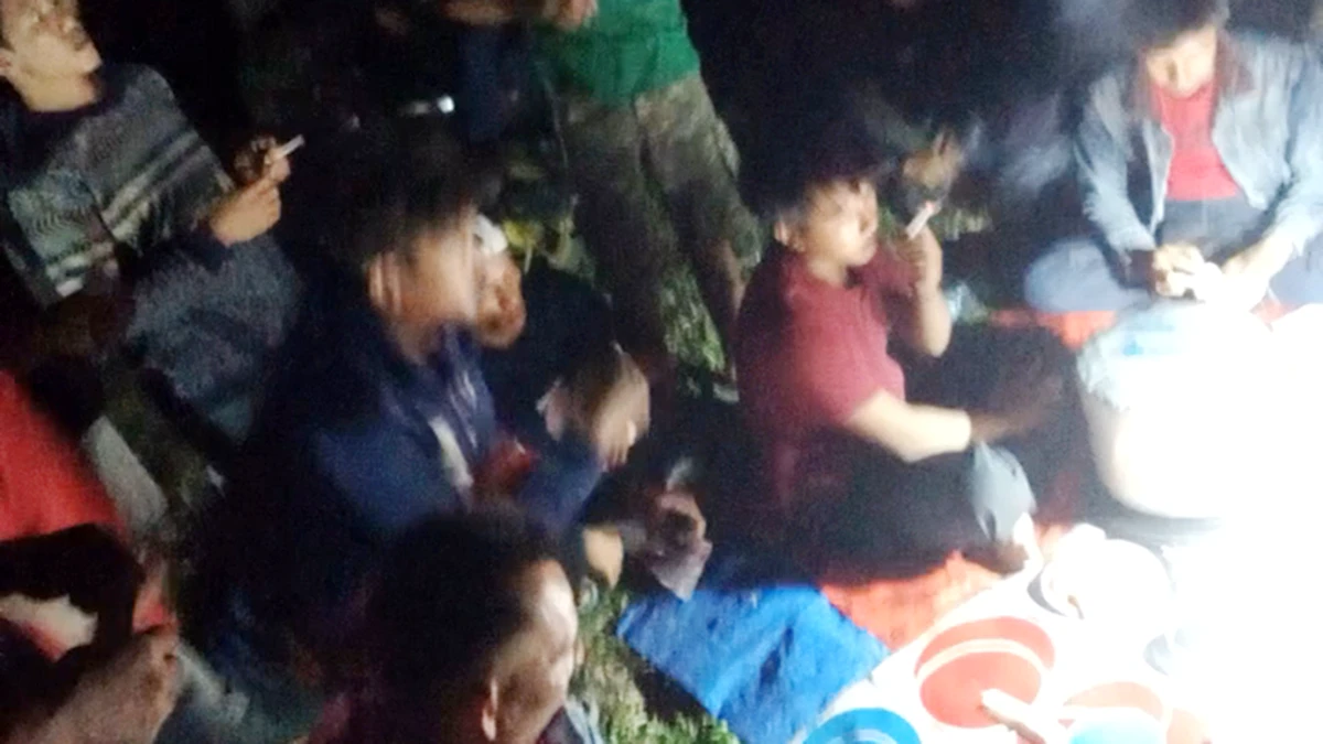 Judi Koprok Terang-Terangan Warnai Peringatan Suro di Lampung Tengah, Oknum Aparat Diduga Terlibat