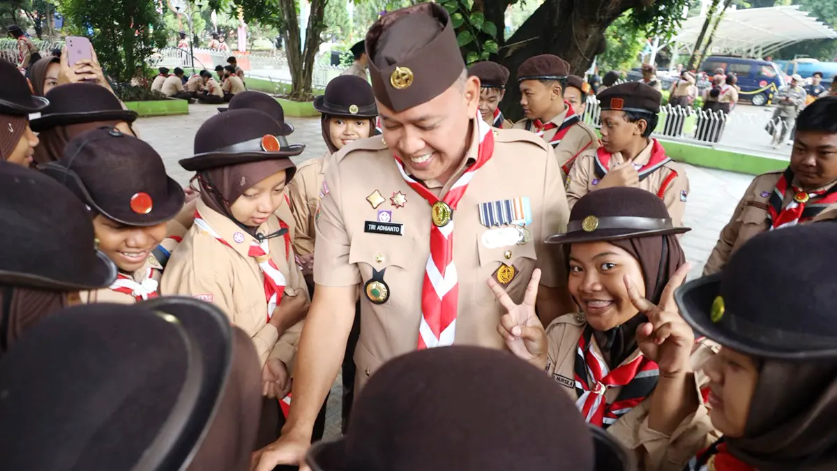 Kemping Pramuka di Plaza Pemkot Bekasi, Pertama Sepanjang Sejarah Kota