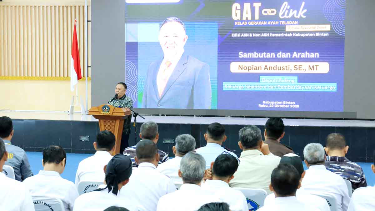 BKKBN Apresiasi Bintan, Daerah Pertama Jalankan Gerakan Ayah Teladan di Kepri