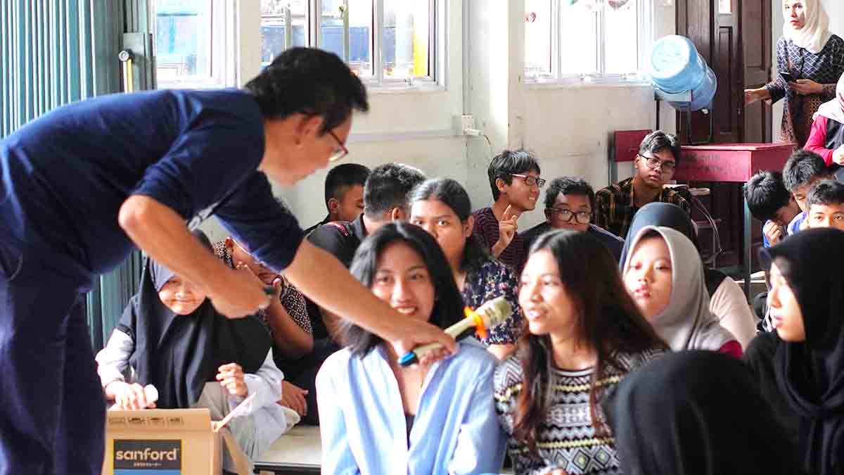 160 Siswa SMAN 20 Batam Ikuti Pelatihan Literasi Digital Central Creator Camp