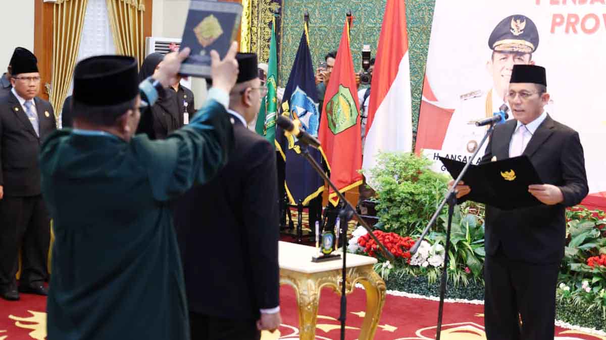 Gubernur Ansar Ahmad Lantik Luki Zaiman Prawira sebagai Pj Sekda Kepri