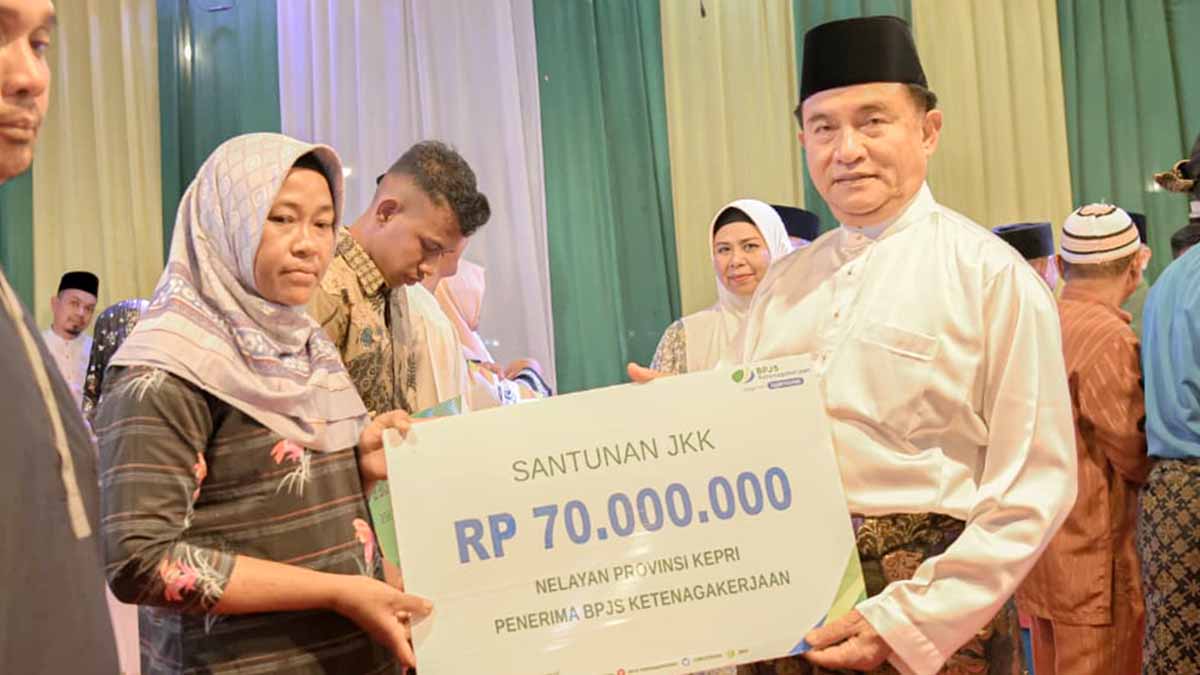 Pemprov Kepri Lindungi 11 Ribu Petani dan Nelayan Lingga Lewat BPJS Ketenagakerjaan Lebih dari Rp2,2 Miliar