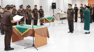 Kajati Kepri Lantik Aspidum Baru, Penegakan Hukum Berintegritas Ditekankan