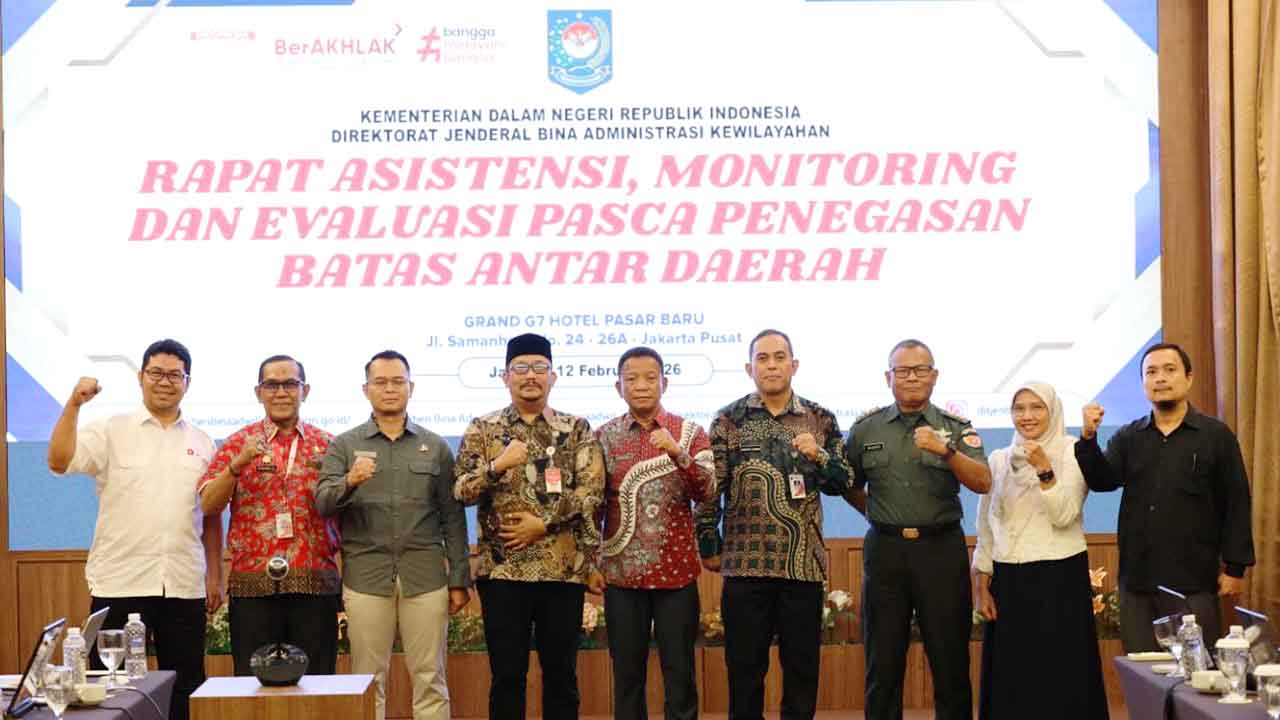 Sekda Bekasi Hadiri Rapat Perubahan Permendagri Batas Wilayah Bekasi–Jakarta Timur