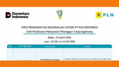Perum Citra Manggis hingga Puri Sri Gading Padam Hari Ini, 15 April 2026