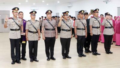 Kapolresta Barelang Pimpin Sertijab Sejumlah Pejabat dan Pelantikan Kapolsek Bandara