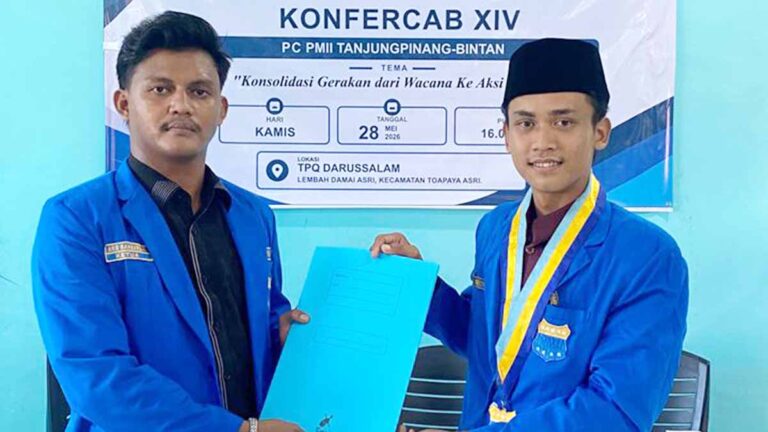 Konfercab XIV PMII Tanjungpinang-Bintan Tetapkan Muhammad Al Mujrin sebagai Ketua