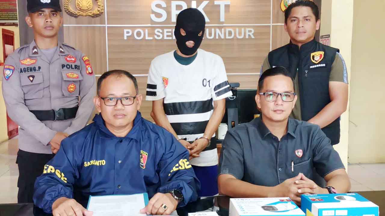 Polsek Kundur Tangkap Residivis Pembobol Rumah di Tanjung Batu Kota Karimun