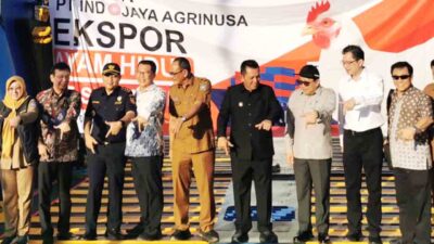PT Ciomas dan Japfa Group Antar Ayam Hidup Kepri ke Pasar Internasional