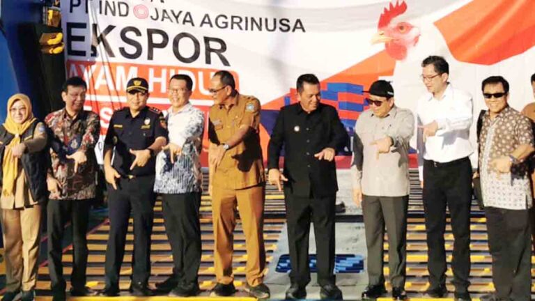 PT Ciomas dan Japfa Group Antar Ayam Hidup Kepri ke Pasar Internasional