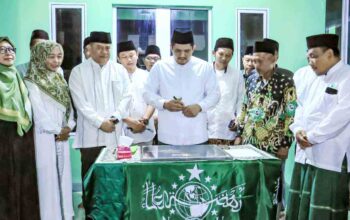 Roby Kurniawan Resmikan Kantor MWC-NU Gunung Kijang, Perkuat Ukhuwah dan Kebersamaan
