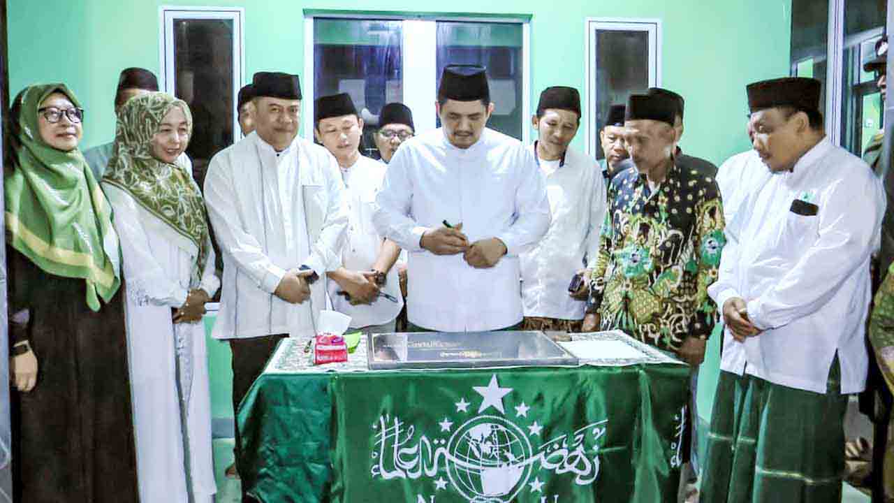 Roby Kurniawan Resmikan Kantor MWC-NU Gunung Kijang, Perkuat Ukhuwah dan Kebersamaan