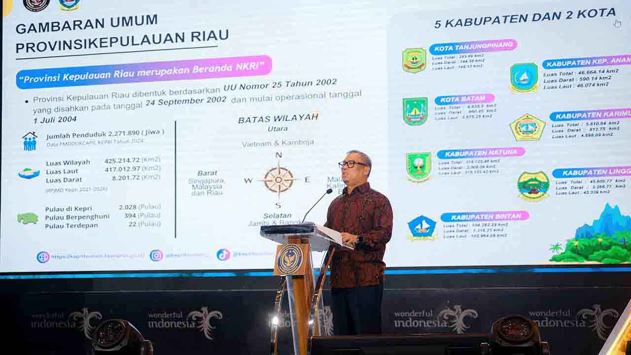 Wagub Nyanyang Paparkan Strategi Cross Border Tourism Kepri di Rakornas Pariwisata 2026