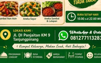Dari Catering ke Rumah Makan Prasmanan, Dapur Ganesha Siap Layani Warga Tanjungpinang