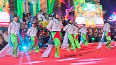 Tunas Gurindam Corps tampil membuka MTQ XII Provinsi Kepulauan Riau di Tanjungpinang.